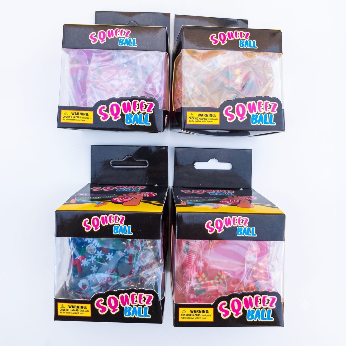 Christmas Confetti Cube Maltose Squishy Sensory Fidget Toy