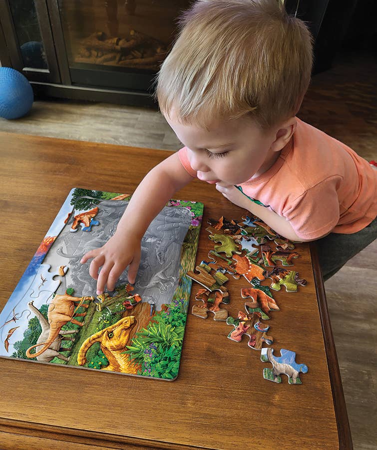 Triceratops & Friends (Tray) 35-Piece Puzzle