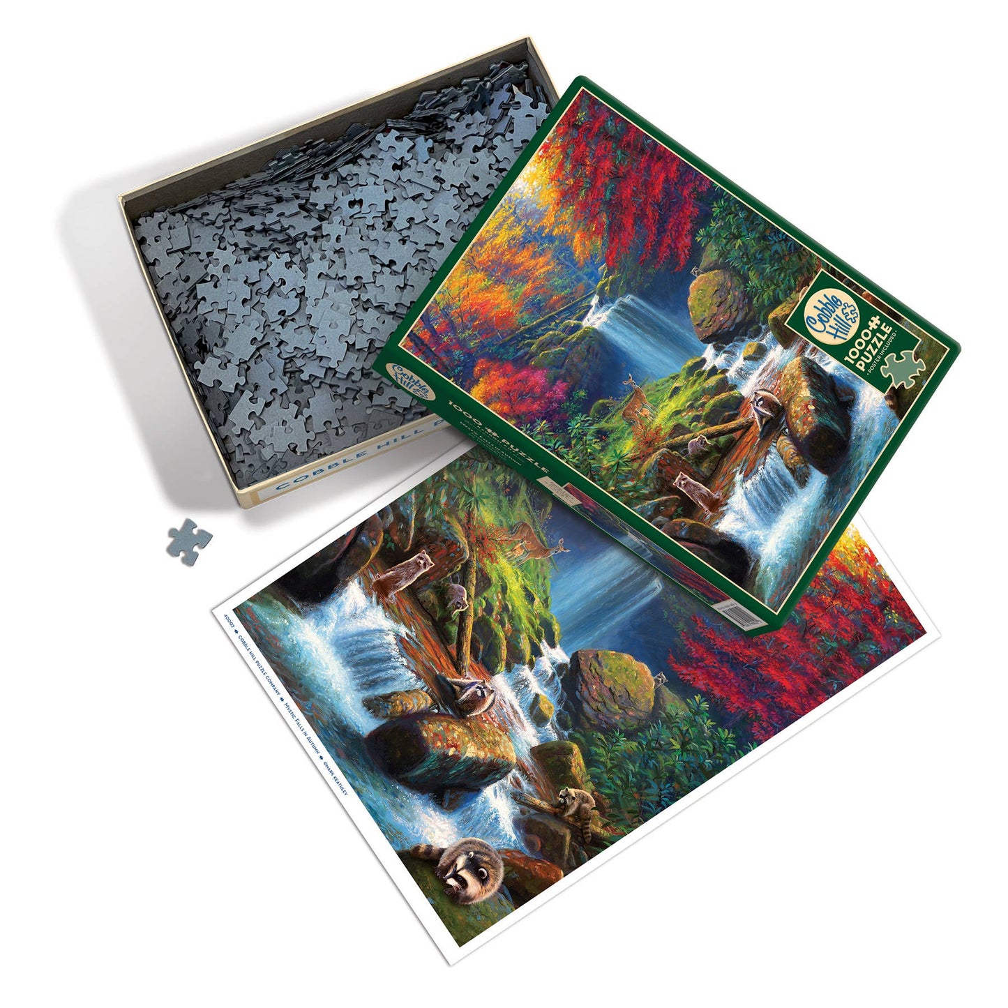 Mystic Falls in Autumn 1000-Piece Cobble Hill Puzzle