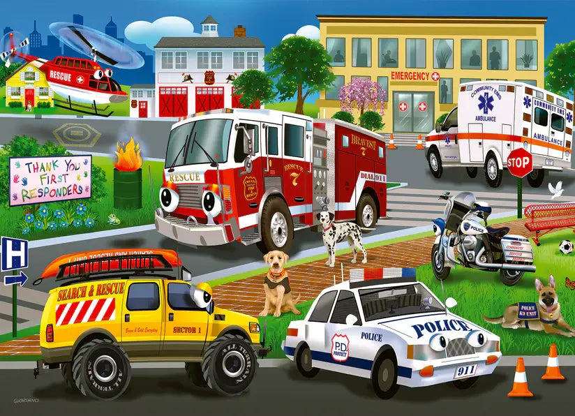 Emergency Response Tray Puzzles - 35-Pieces