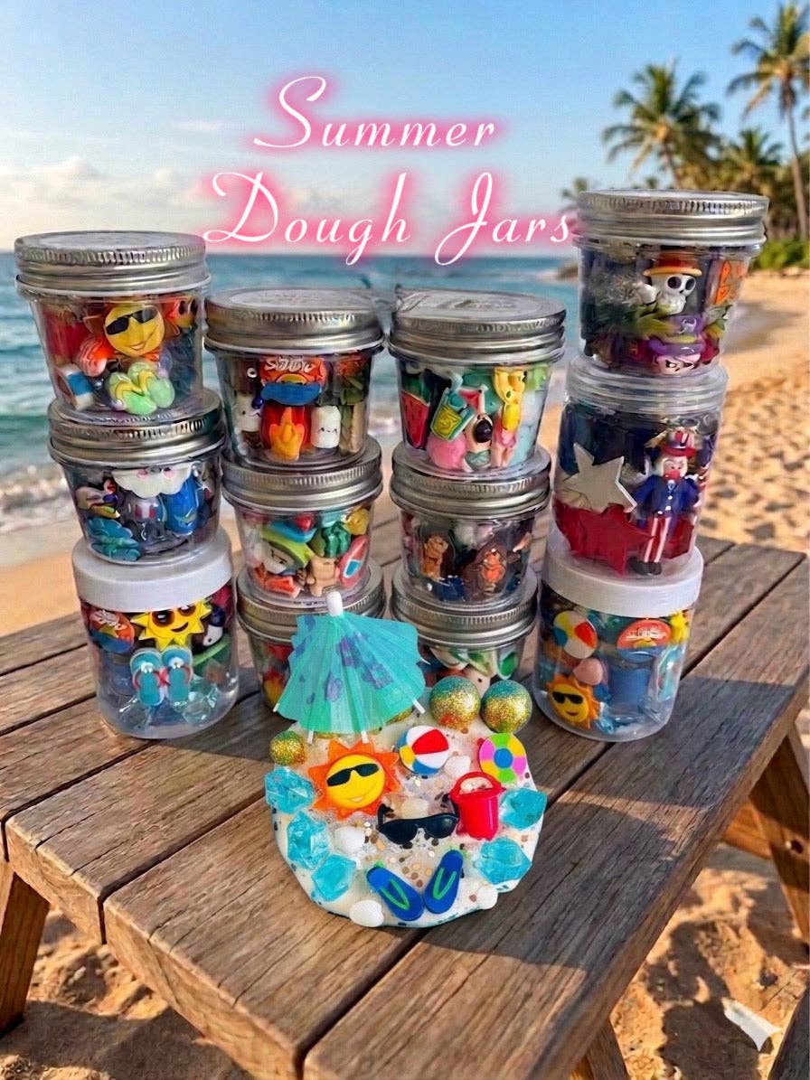 "Summer" Play Dough Jars: Airplane Adventure 4 oz.
