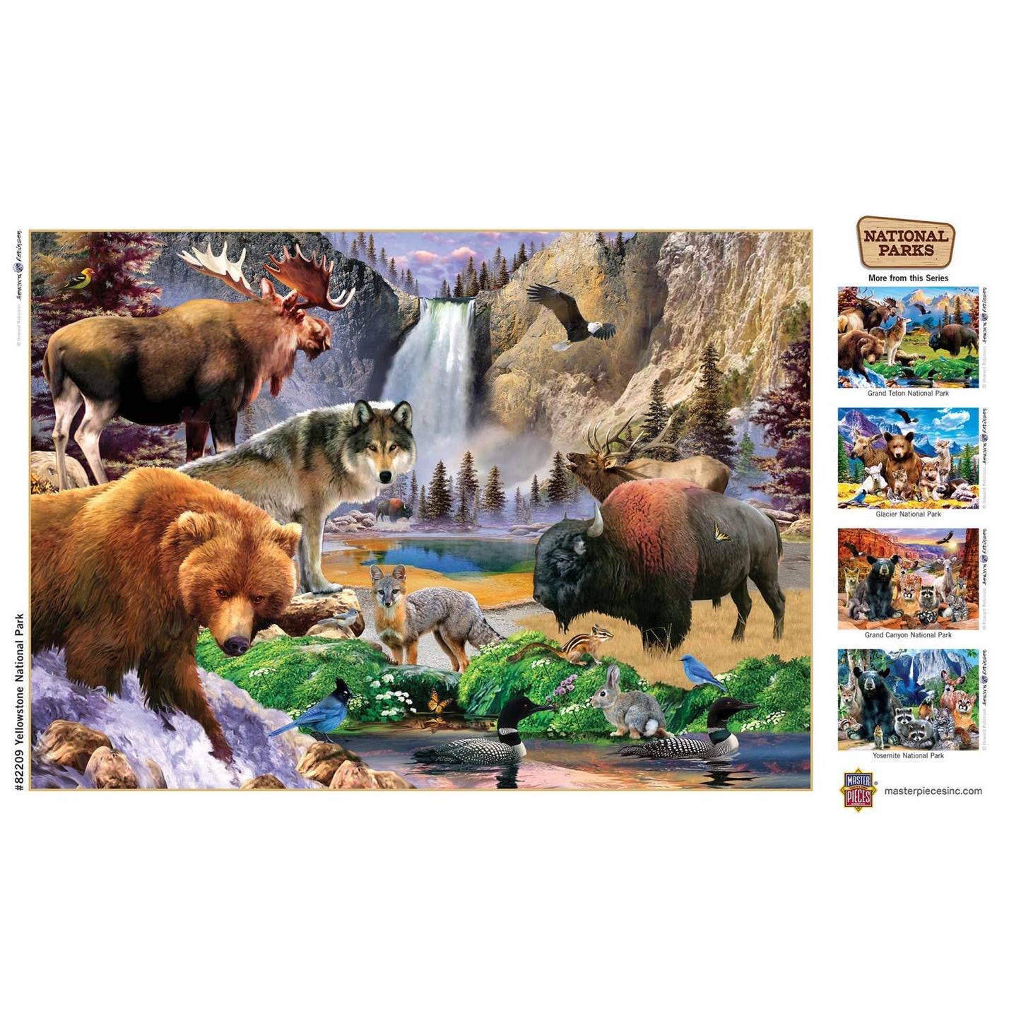 Yellowstone National Park 500 Piece Puzzle