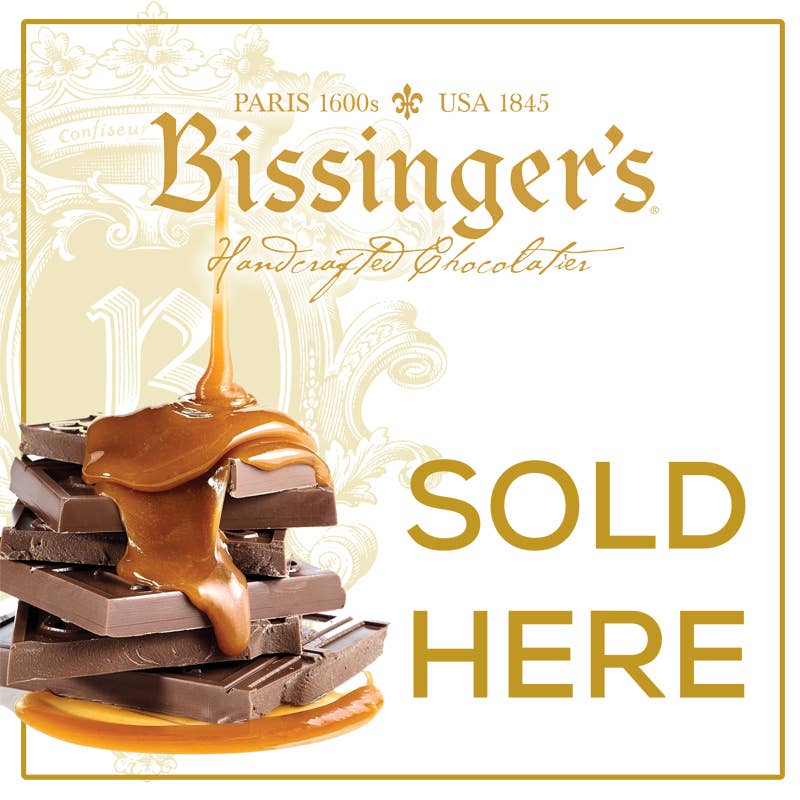 Bissinger's Sold Here - WINDOW CLING 5" x 5"