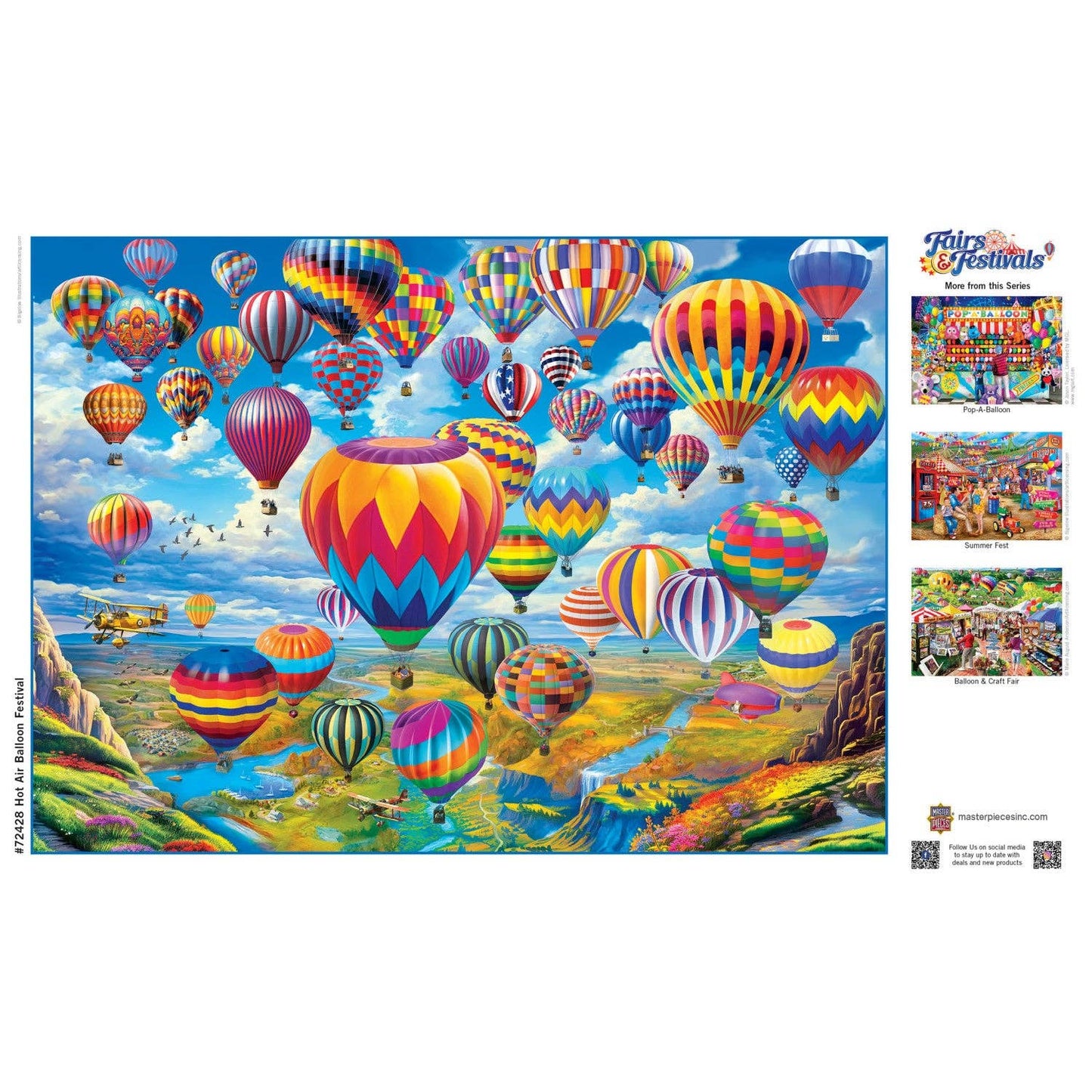 Fairs & Festivals - Hot Air Balloon Festival 1000 Piece Puzz