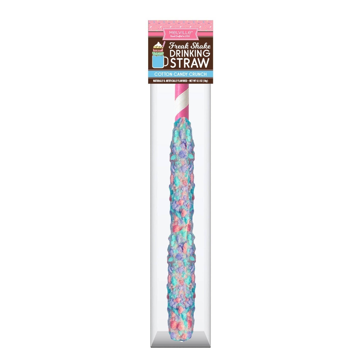 Freak Shake Candy-Coated Drinking Straws: Assortment with display