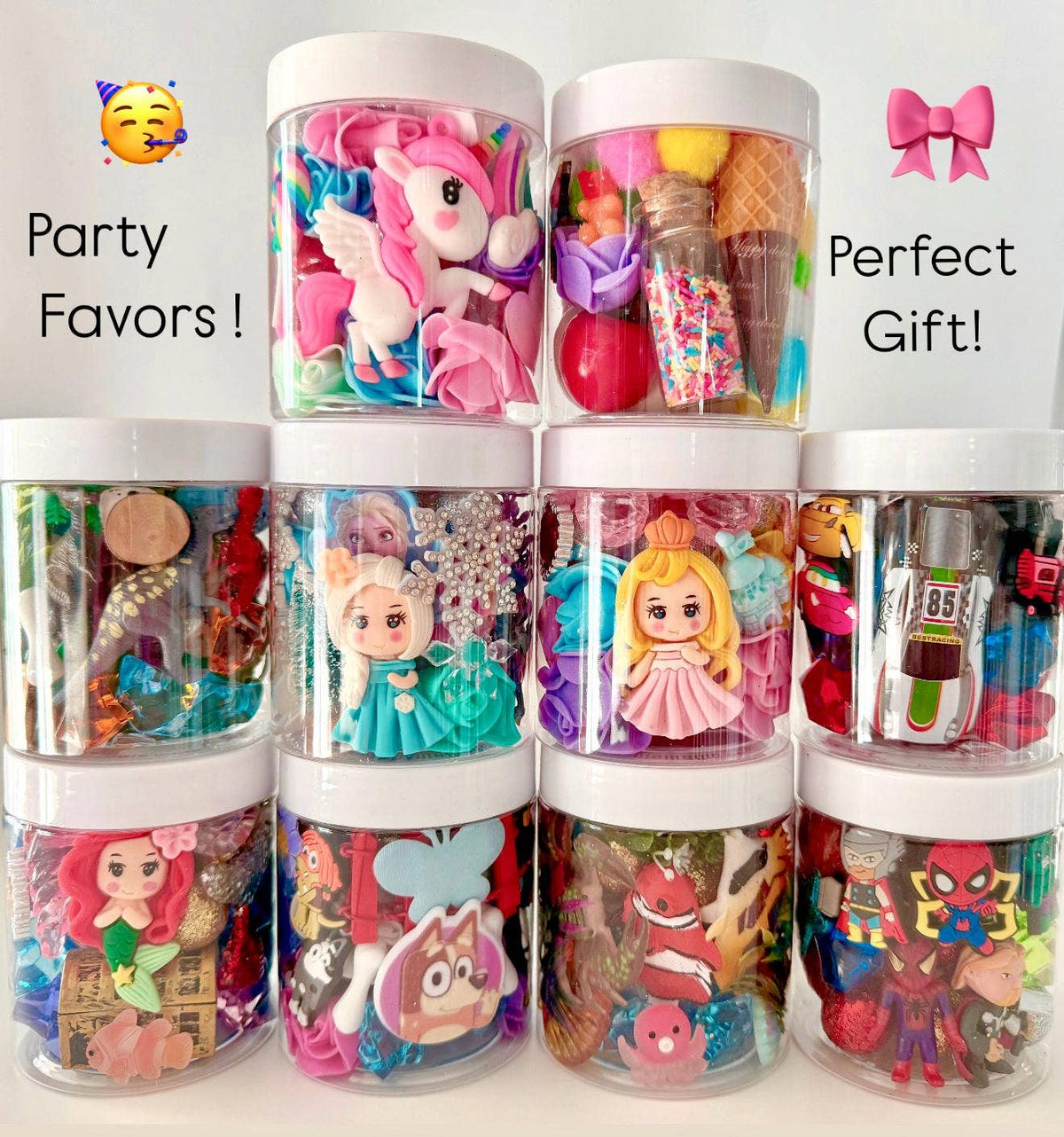 8 oz. Sensory Dough Jars: Unicorn