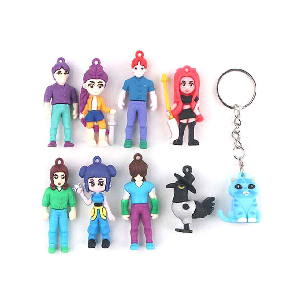 24PCS - Kpop Demon Hunters Character Figure Keychain Blind Box