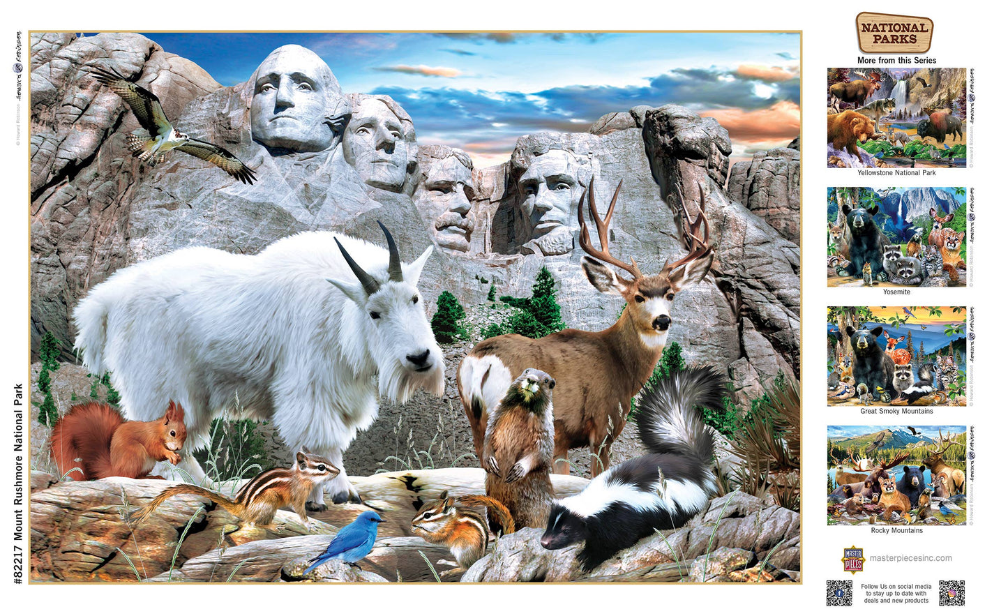 Mount Rushmore National Memorial 500 Piece Puzzle