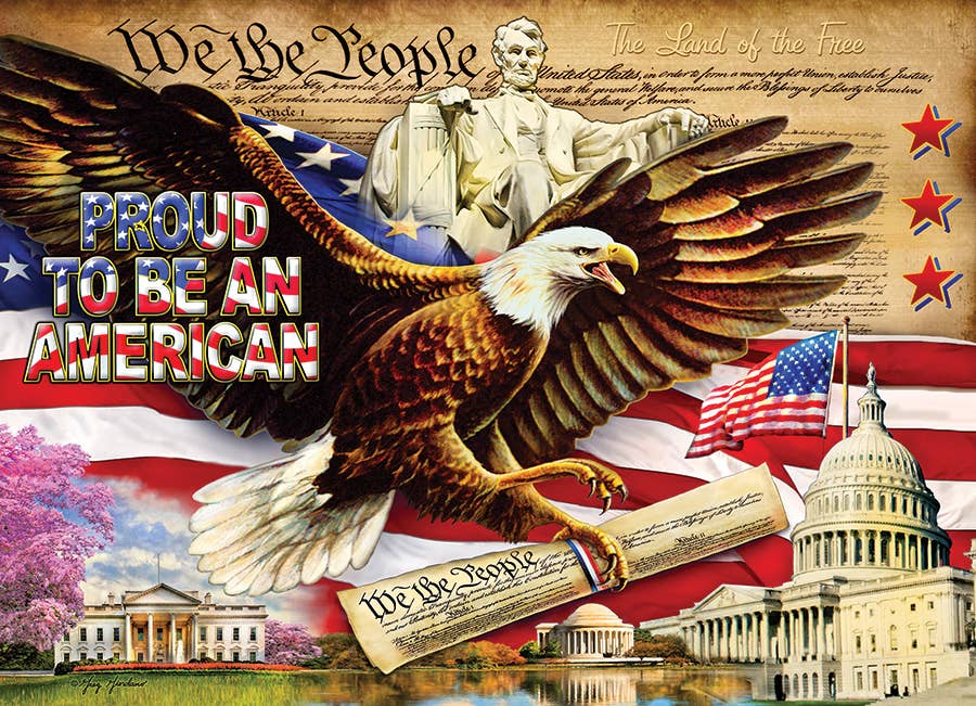 We the People - 1000 Piece Puzzle (by artist Greg Giordano)
