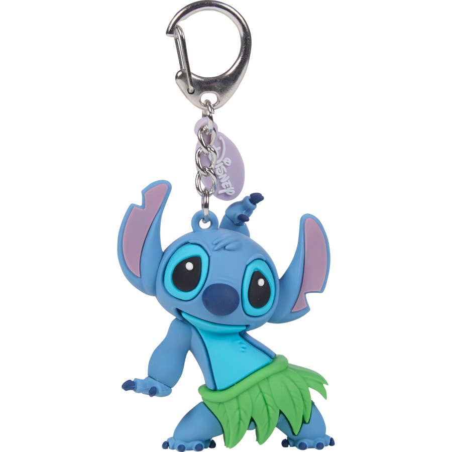Disney Stitch Backpack Clip 4-stlyes 16pc Clip Strip
