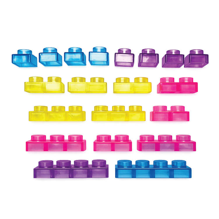 Fun Doh Squish Blocks Building Fidget Sensory Toy- 6/Display: Wholesale Price