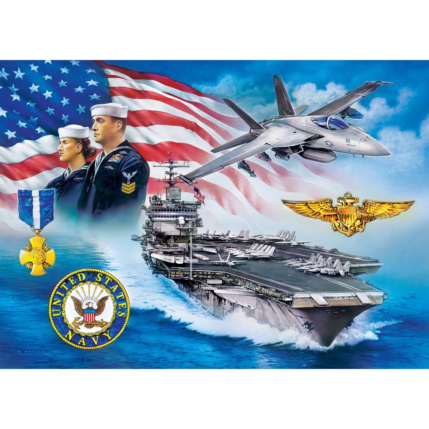 America's Navy - Anchors Away 1000 Piece Puzzle