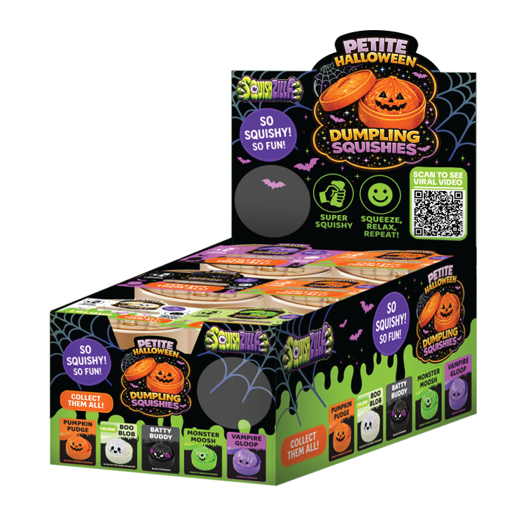 Fun Doh Petite Spooky Halloween Squishy Dumpling- 12/Display: Wholesale Price