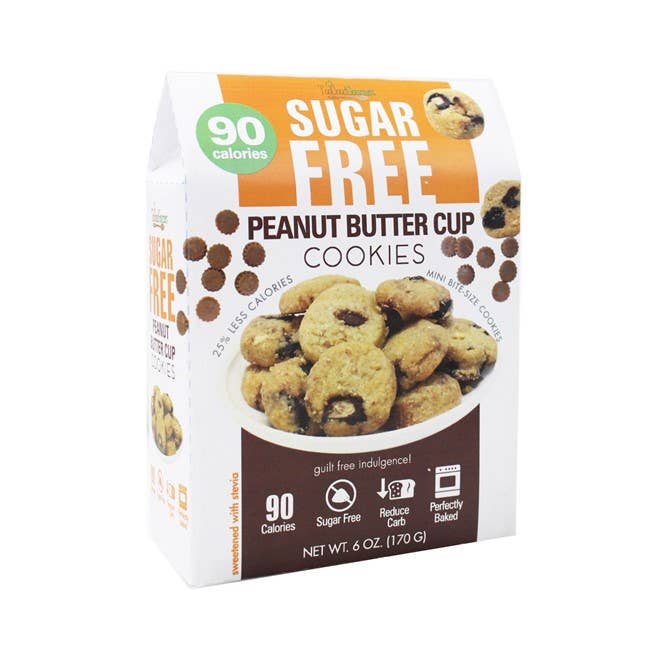 Sugar Free Cookies- Peanut Butter, Choc Chip, Salted Caramel: Assorted - 4 of Each