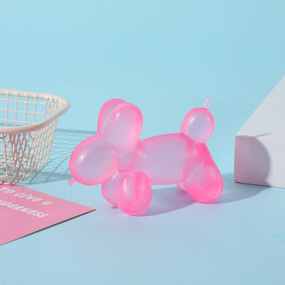 Balloon Dog TPR Squishy Toy Slow Rising Stress Relief Squeeze Toy: Random color / 1 pc
