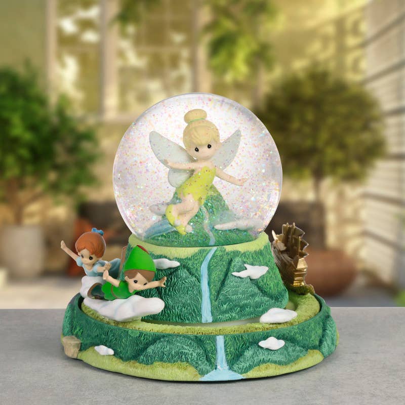 Faith, Trust, And Pixie Dust Musical Snow Globe