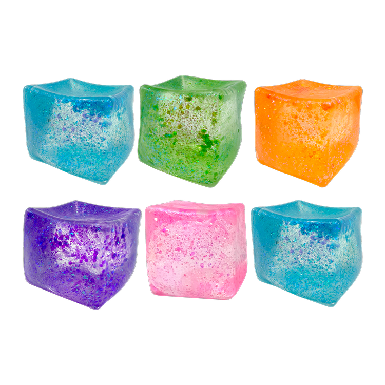 Fun Doh JUMBO Squishy Cube Assortment - 6/Display: Wholesale Price