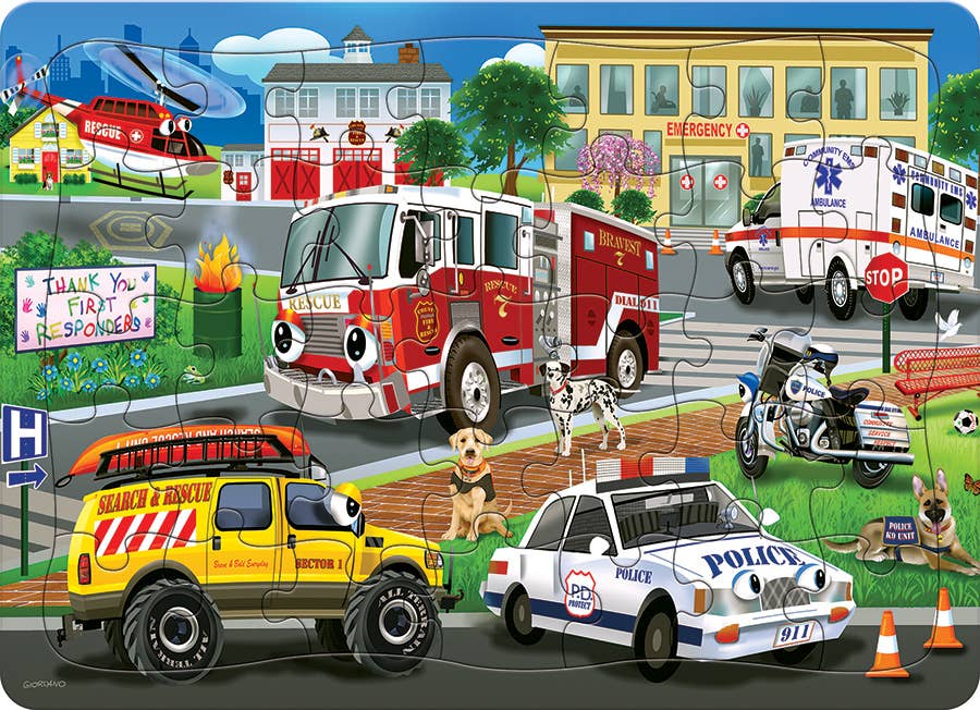 Emergency Response Tray Puzzles - 35-Pieces