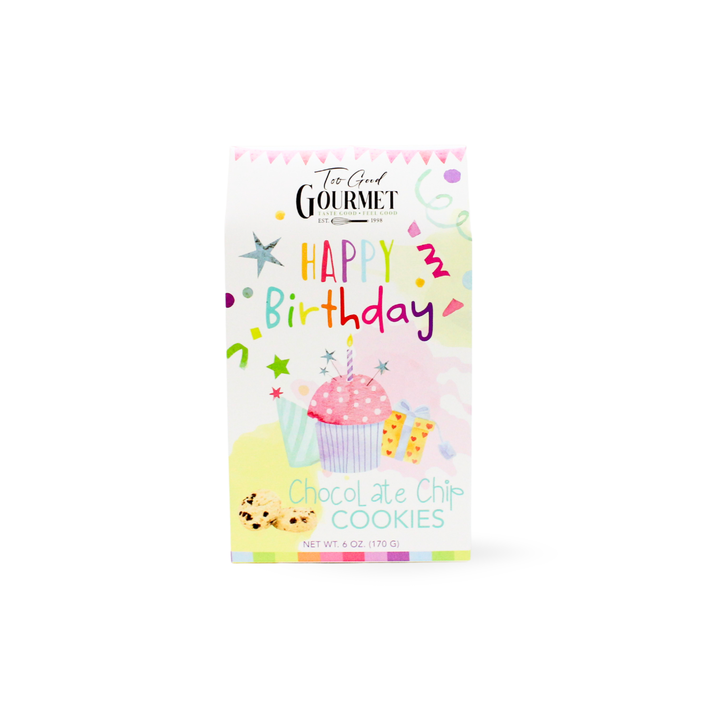 Sentiment Cookies - Shortbread, Lemon, Choc Chip, & Confetti: Assorted - 3 of Each