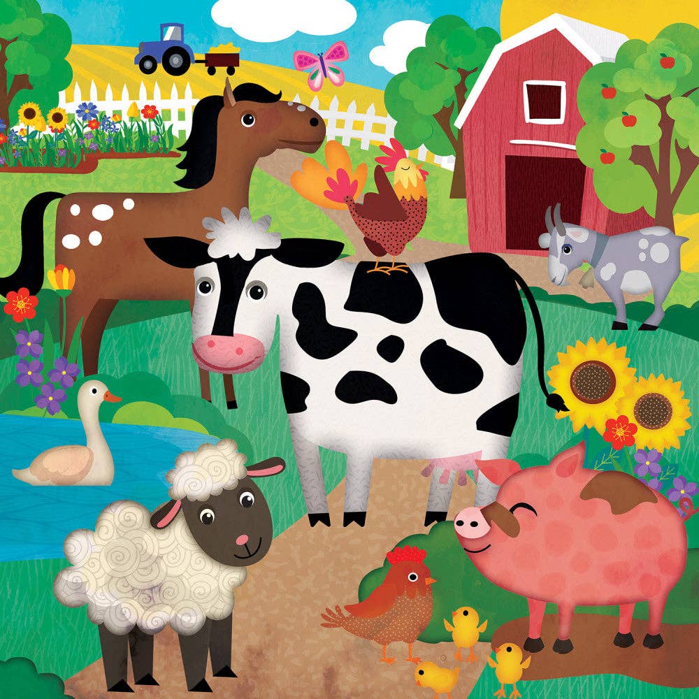 Space Savers - Farm 48 Piece Value Puzzle