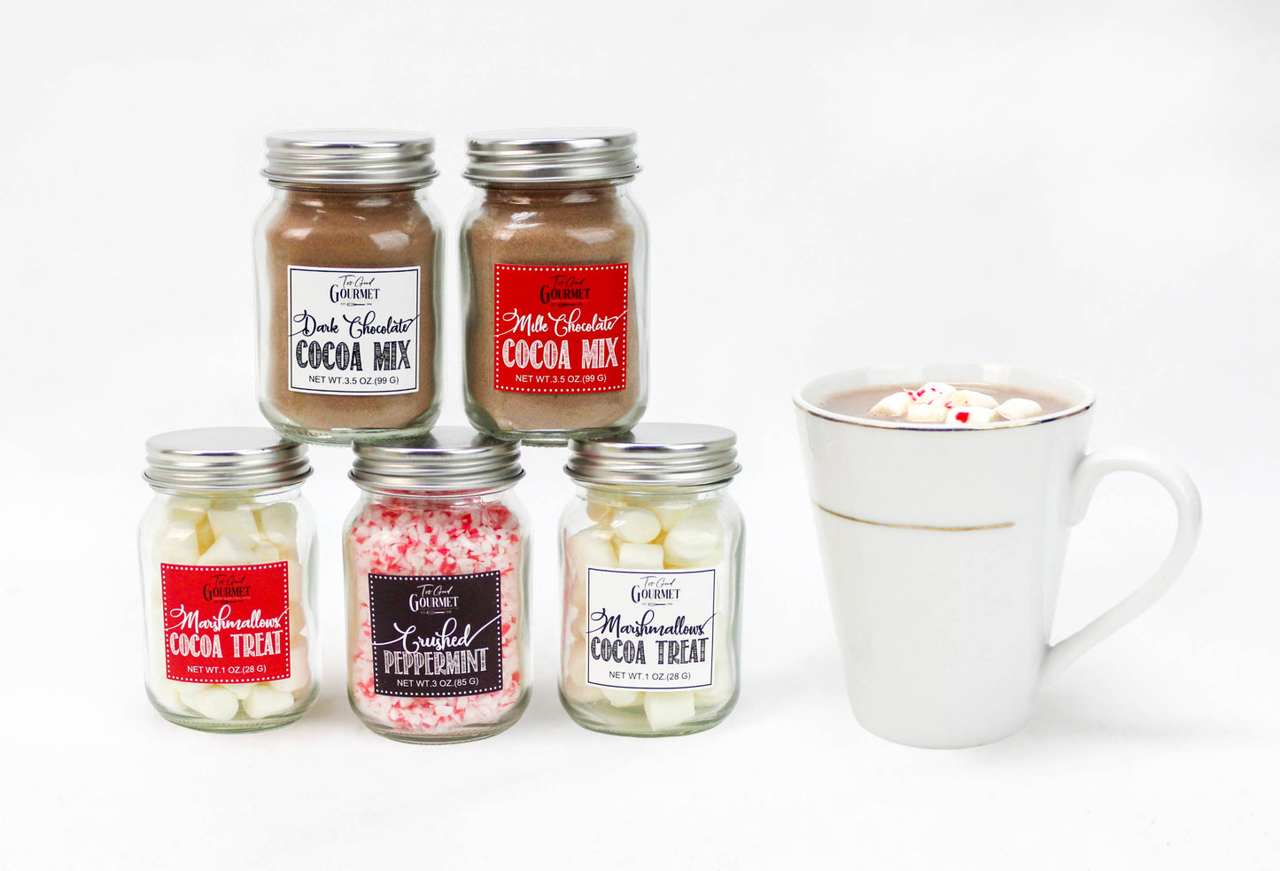 Hot Chocolate Bar – Cocoa Mix, Marshmallows, & Candy Cane!