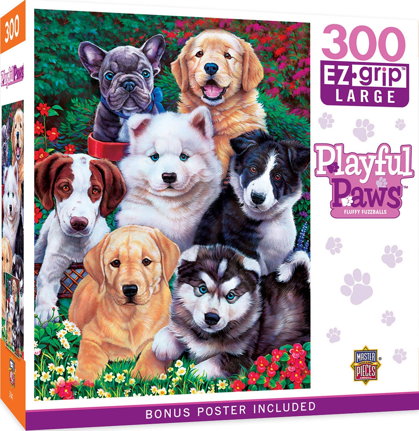 Playful Paws - Fluffy Fuzzballs 300 Piece EZ Grip Puzzle