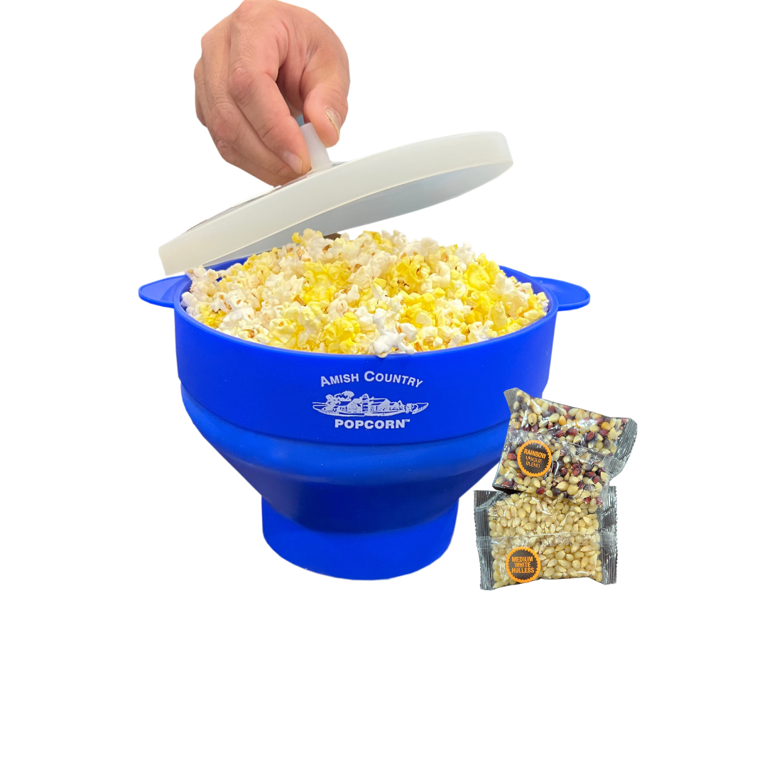 Silicone Microwave Popper: Purple