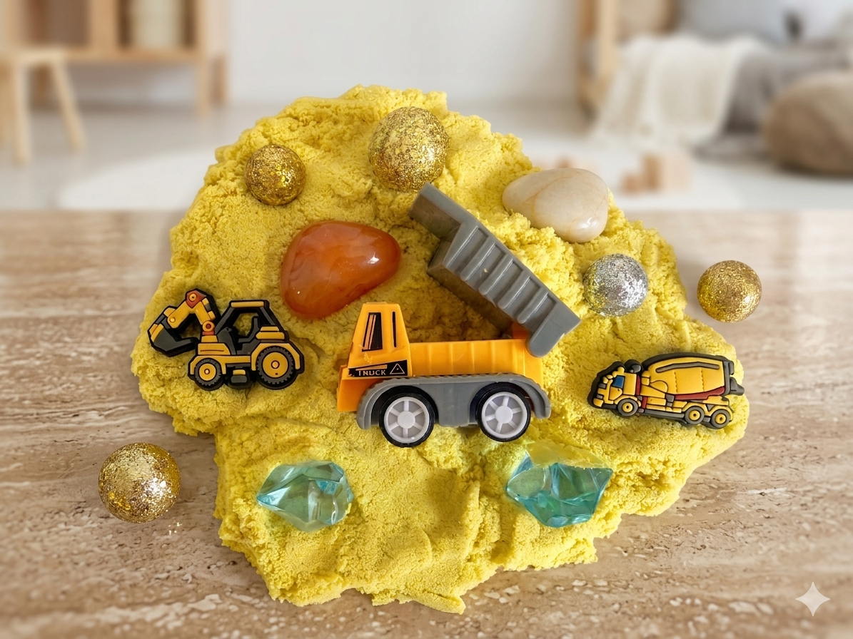 "Magic Sand" 4 oz. Sensory Jars: Construction