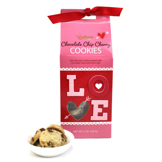 Valentine LOVE Cookies - Chocolate Chip & Cherry: Pink - Chocolate Chip Cherry