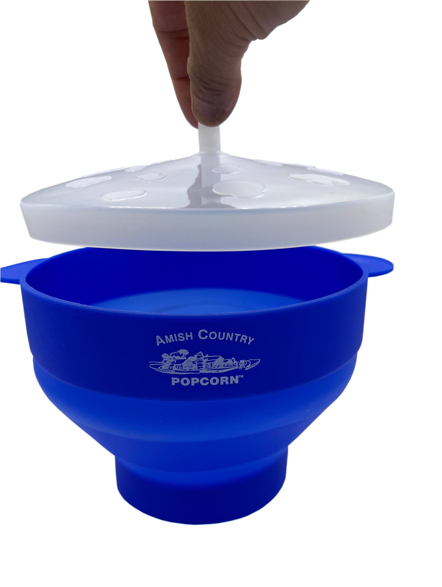 Silicone Microwave Popper: Purple