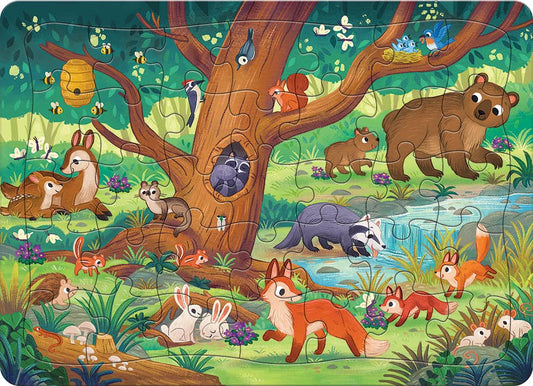 Forest Scene (Tray) 35-Piece Cobble Hill Puzzle