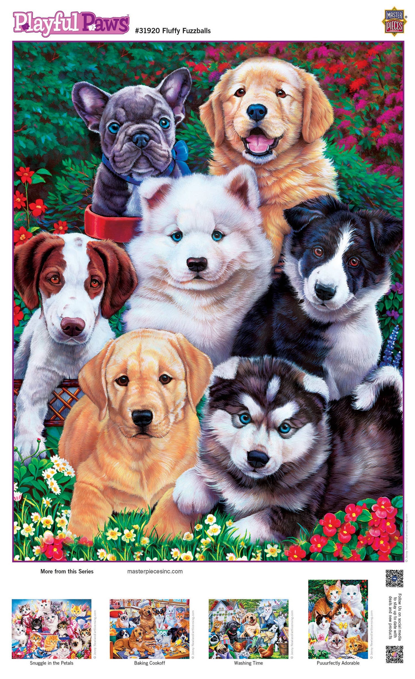Playful Paws - Fluffy Fuzzballs 300 Piece EZ Grip Puzzle