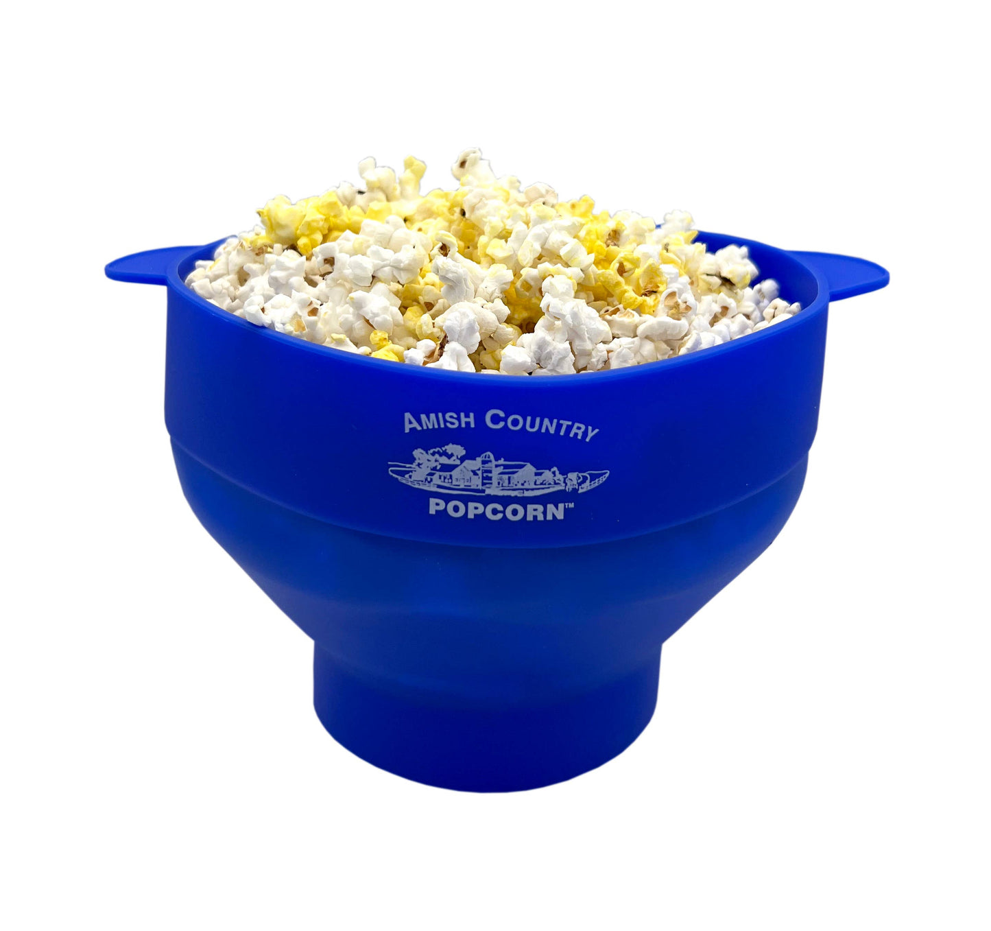 Silicone Microwave Popper: Blue
