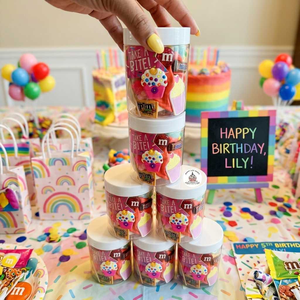 8 oz. Sensory Dough Jars: Cute Hawaii Character