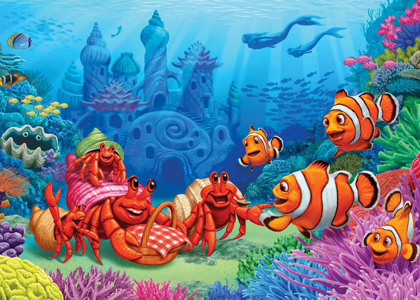 Clownfish Gathering (Tray) 35-Piece Puzzle