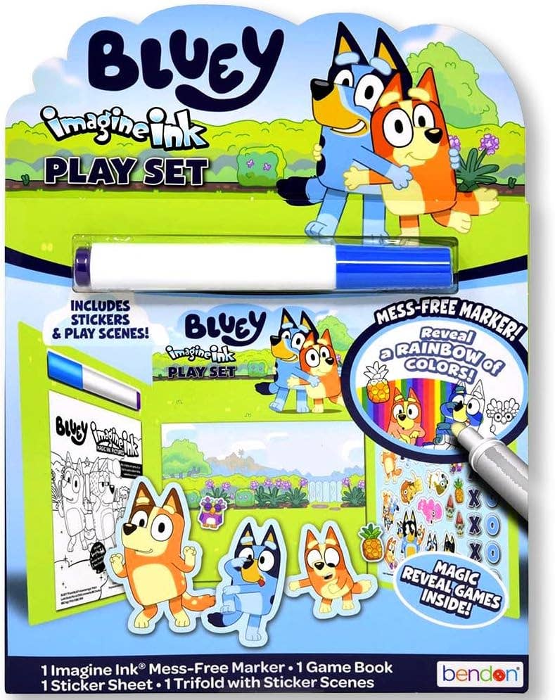 Bluey Imagine Ink Book with Stickers