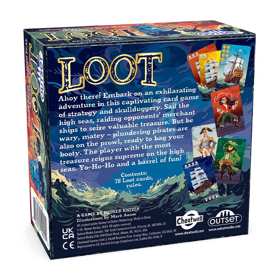 Loot - The Fast Placed Pirate Card Game by Reiner Knizia