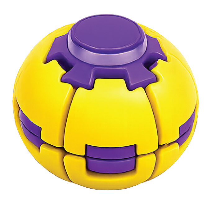 Power Spin Squeeze Fidget Ball Toy Variety - 12/Display: Wholesale Price