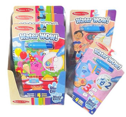 Blues Clues Water Wow Activity Books with Display
