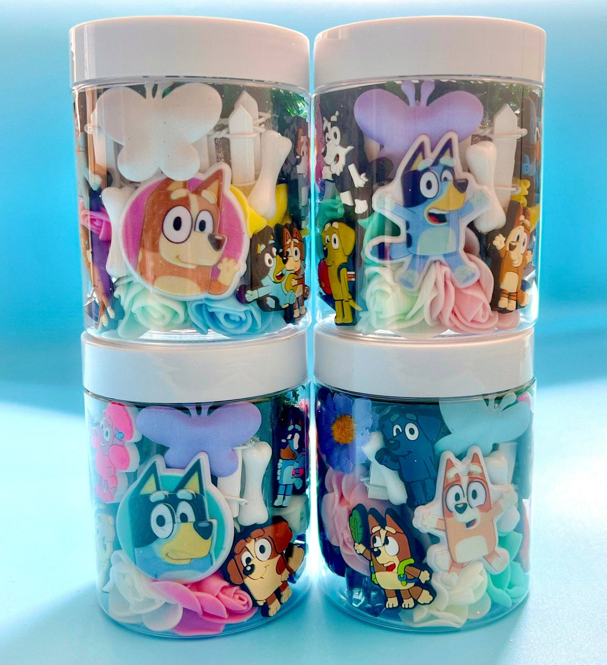 "Bluey Inspired" 8 oz. Dough Jar