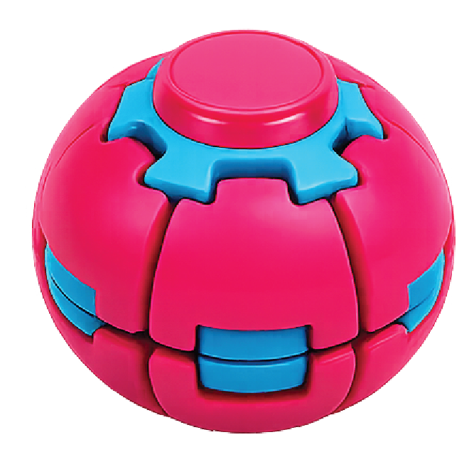 Power Spin Squeeze Fidget Ball Toy Variety - 12/Display: Wholesale Price