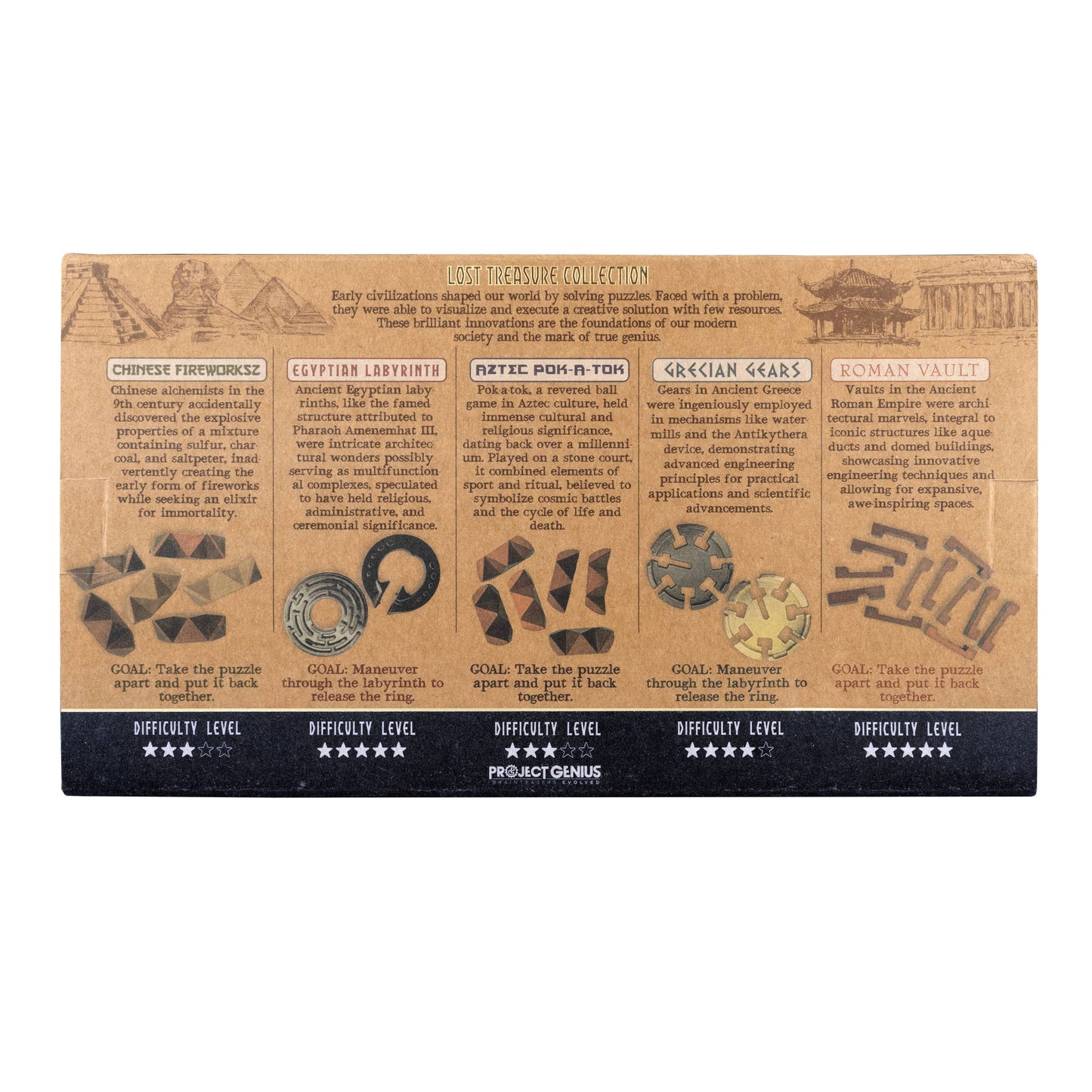 True Genius Lost Treasure Puzzle Collection