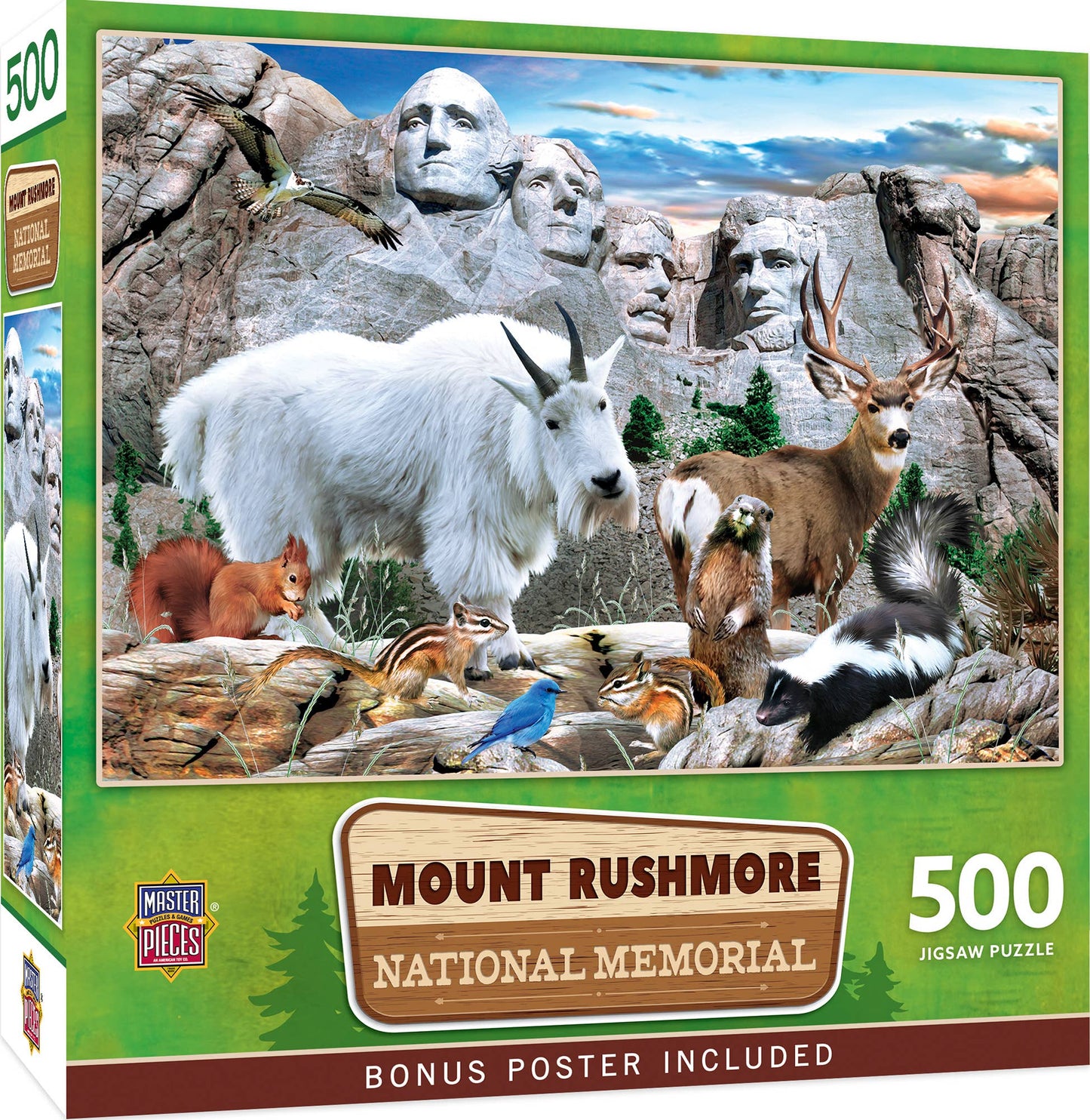 Mount Rushmore National Memorial 500 Piece Puzzle