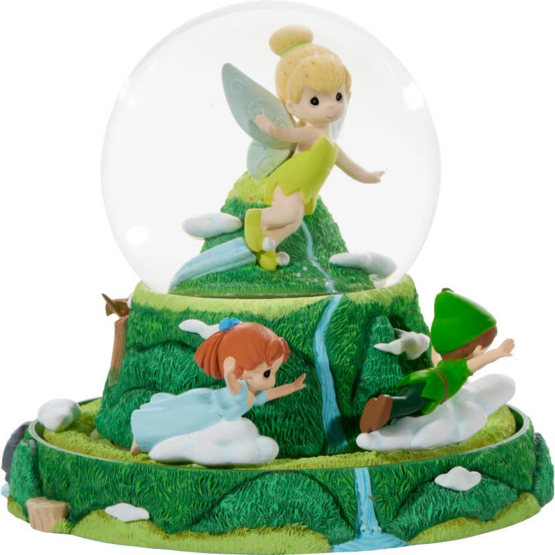Faith, Trust, And Pixie Dust Musical Snow Globe