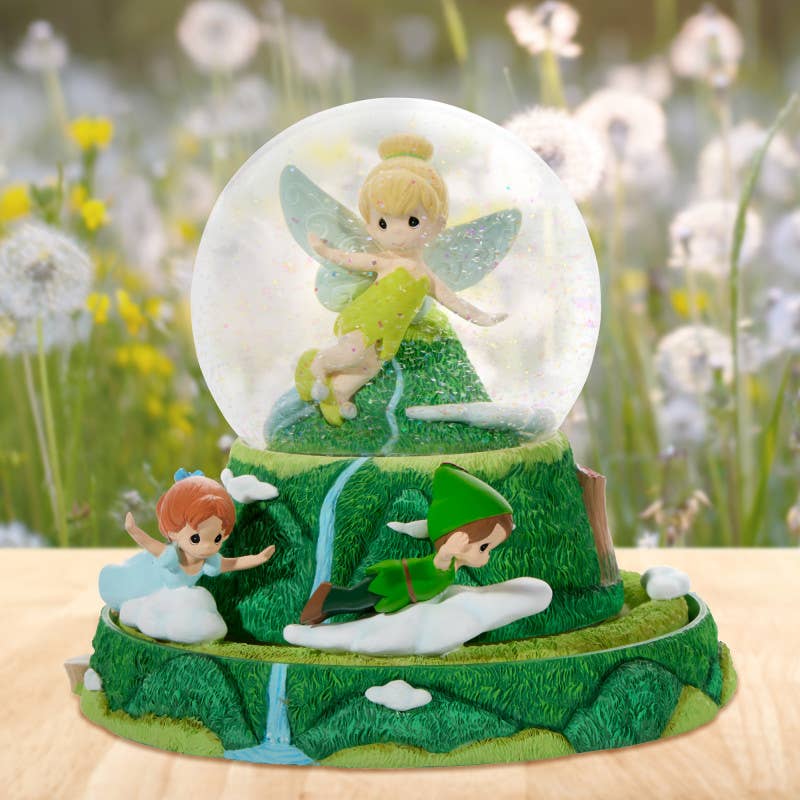 Faith, Trust, And Pixie Dust Musical Snow Globe