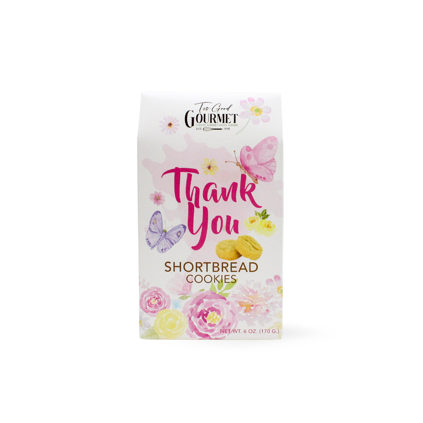 Sentiment Cookies - Shortbread, Lemon, Choc Chip, & Confetti: Assorted - 3 of Each