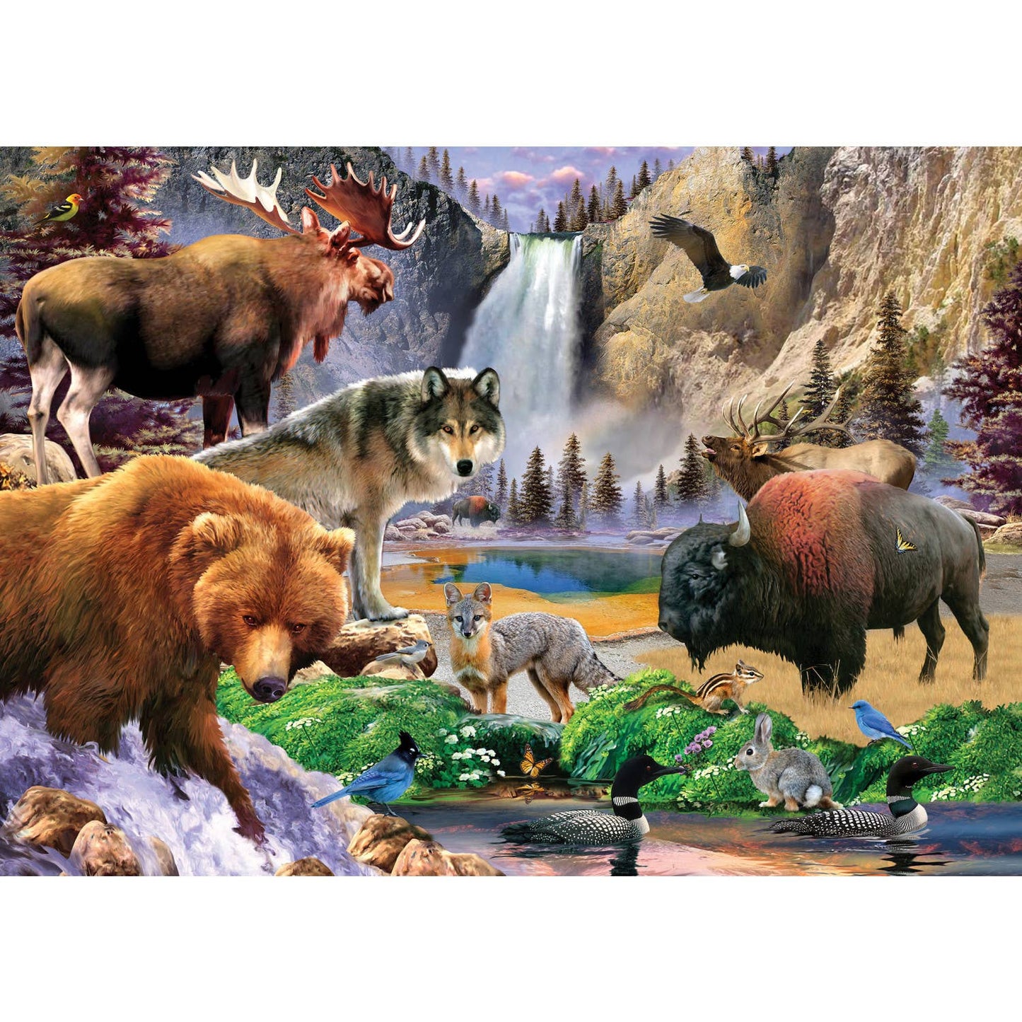 Yellowstone National Park 500 Piece Puzzle