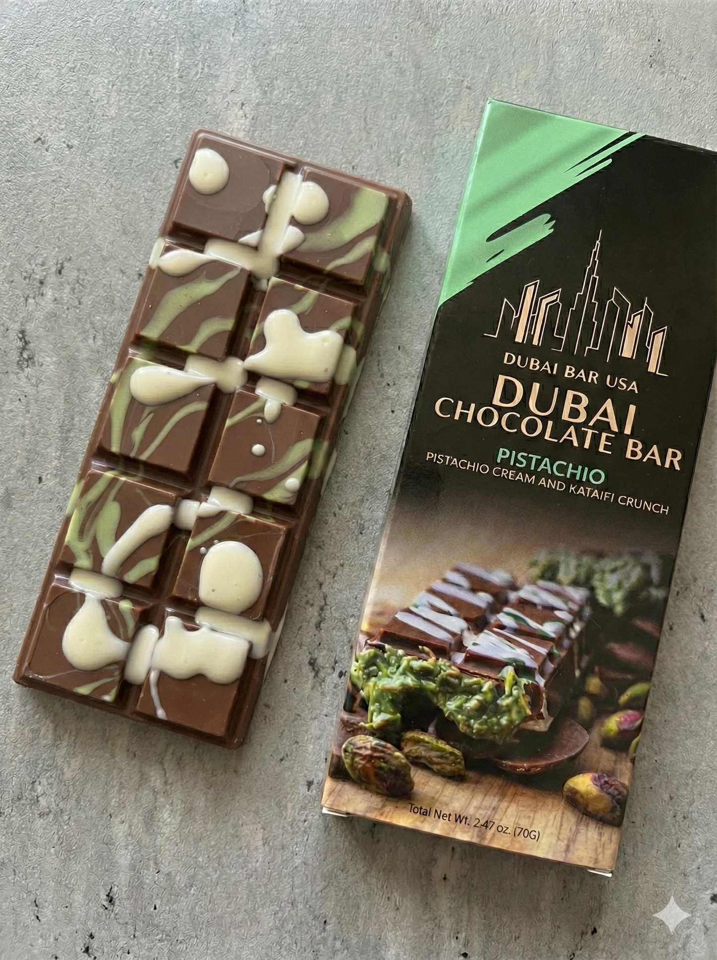 Dubai Bar Mixed Flavor Display Pack, 24 Bars