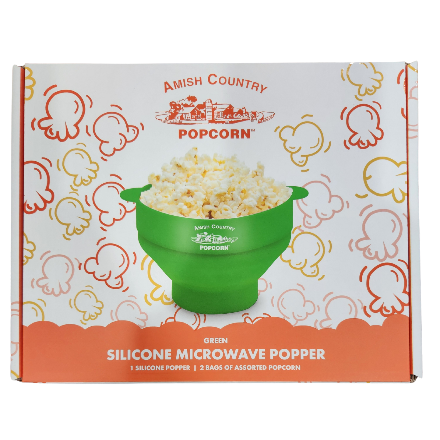 Silicone Microwave Popper: Purple