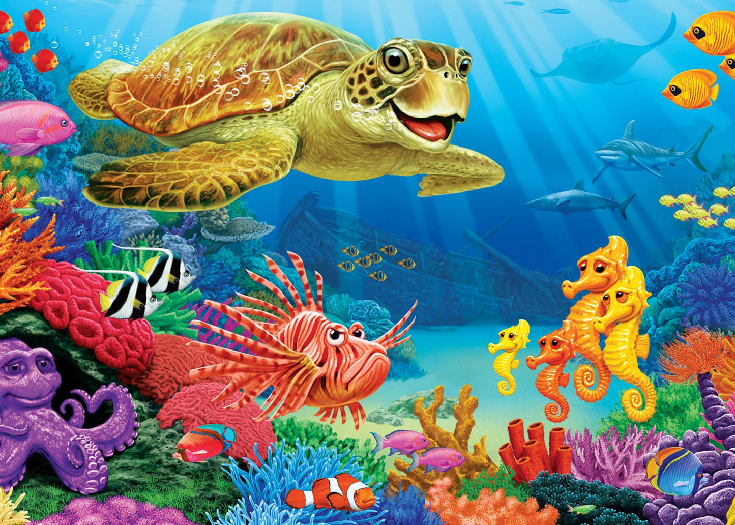 Undersea Turtle (Tray) 35-Piece Puzzle